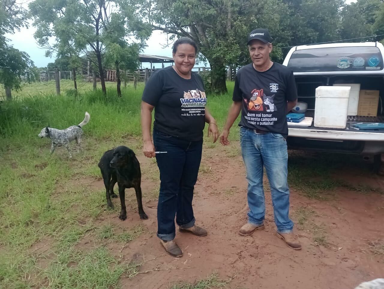 Imagem de compartilhamento para o artigo Figueirão encerra Campanha Antirrábica 2024 com 1.166 cães e gatos vacinados da MS Todo dia